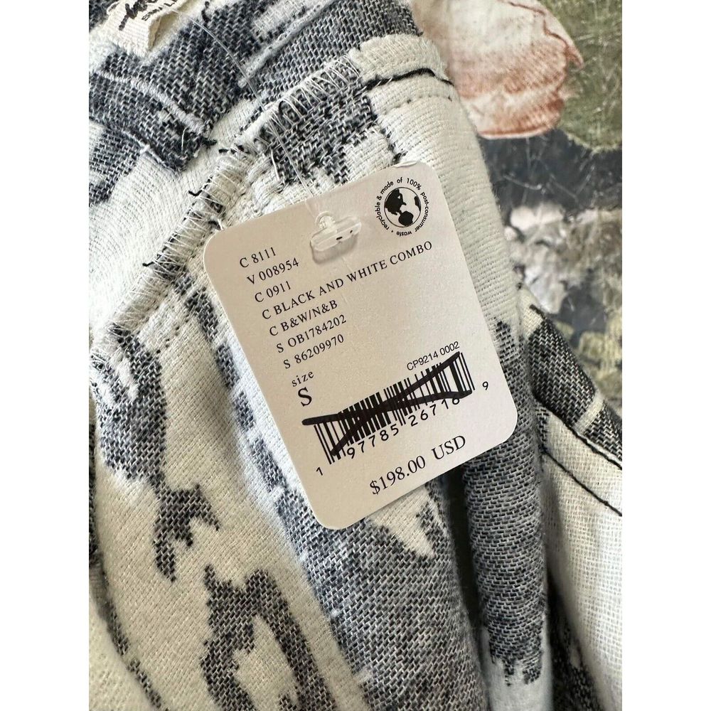 Free People We The Free Izzie Cargo Jacquard Shirt Size S - Picture 8 of 8